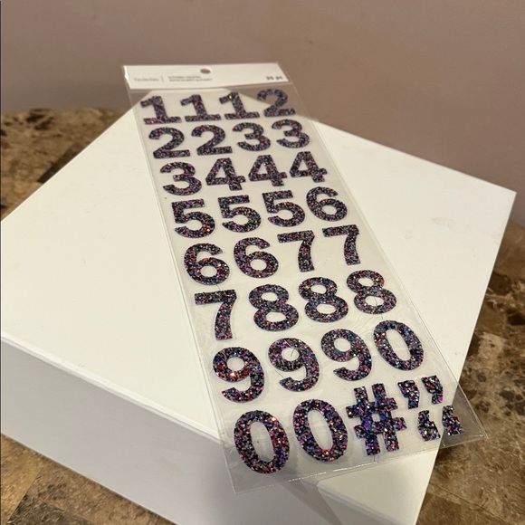 Scrapbooking Alphabet Stickers, Bling Sticker Sheets, Rhinestone Sticker Bundle - Picture 6 of 16